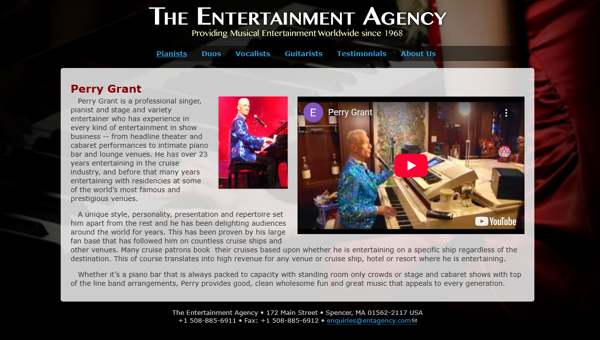 Perry Grant USA representation