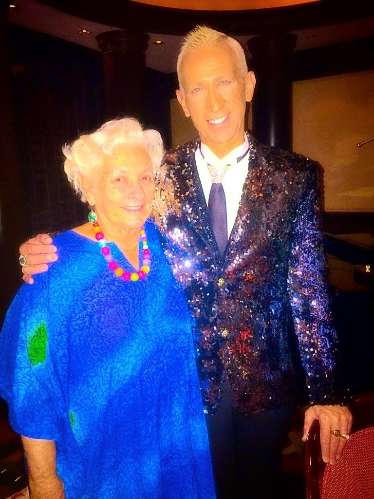 Perry Grant with Mama Lee